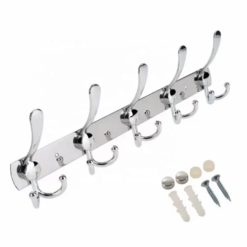 Wall-Mounted Clothes Hook Rack