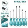 TOTAL 6 PCS Screwdriver Set